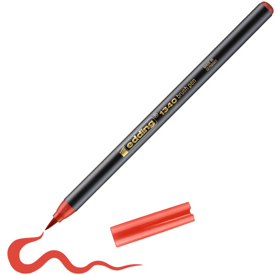 Fasermaler mit Pinselspitze 1340 - rot