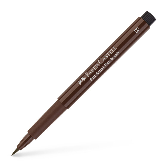 Tuschestift Pitt Artist Pen Brush 1-3 mm - sepia dunkel