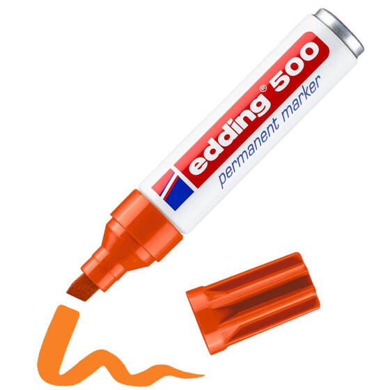 Permanentmarker 500 Keilspitze 2-7 mm - orange