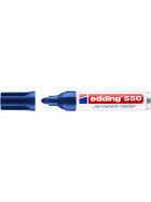 edding 550 Permanentmarker Rundspitze 3-4mm - blau
