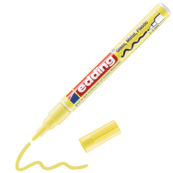 Glanzlackmarker 751 creative Rundspitze 1-2 mm - pastellgelb