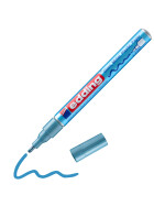 Glanzlackmarker 751 creative Rundspitze 1-2 mm - hellblau-metallic