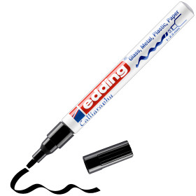 Glanzlackmarker 753 creative Rundspitze 1-2,5 mm - schwarz