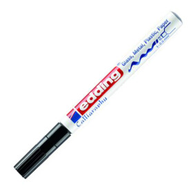 Glanzlackmarker 753 creative Rundspitze 1-2,5 mm - schwarz