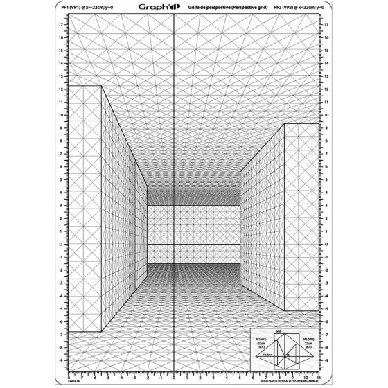 GRAPHIT Zeichenhilfe Perspektiv-Raster E