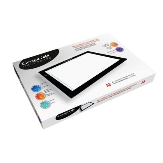 GRAPHIT LED extra dünner Leuchttisch - A3, 30x43cm