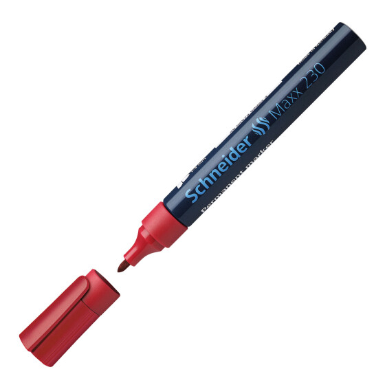 SCHNEIDER Maxx 230 Permanent-Marker Rundspitze 1-3mm - rot