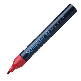 SCHNEIDER Maxx 230 Permanent-Marker Rundspitze 1-3mm - rot