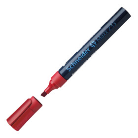 SCHNEIDER Maxx 233 Permanent-Marker Keilspitze 1-5mm - rot