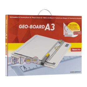 Geo Board Zeichenplatte A3 Schnellzeichendreieck, im Karton