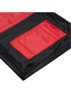 Zeichenplattentasche A3 Carry Bag, schwarz, Innenseite rot
