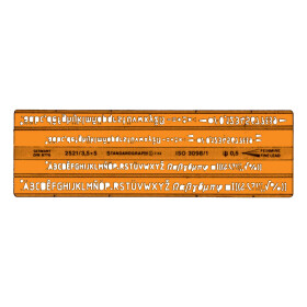 Schriftschablone Feinminenstift 0,50 mm