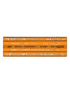 Schriftschablone Feinminenstift 0,50 mm