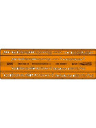 Schriftschablone Feinminenstift 0,50 mm