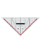 TZ-Dreieck, Hypothenuse 25cm, Plexi, abnehmb. Griff