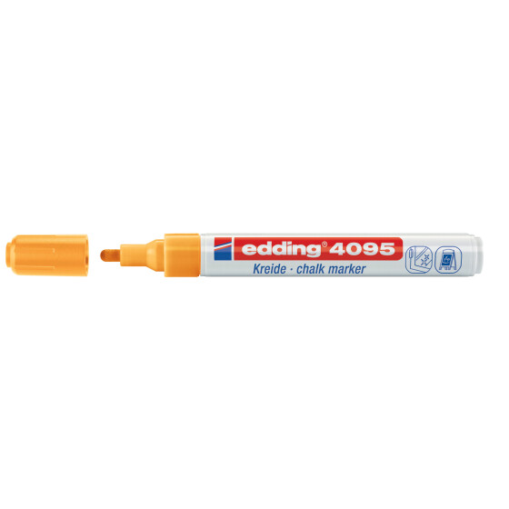 Kreidemarker 4095 Rundspitze 2-3 mm - neonorange