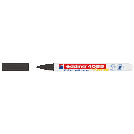 Kreidemarker e-4085 Rundspitze 1-2mm - schwarz