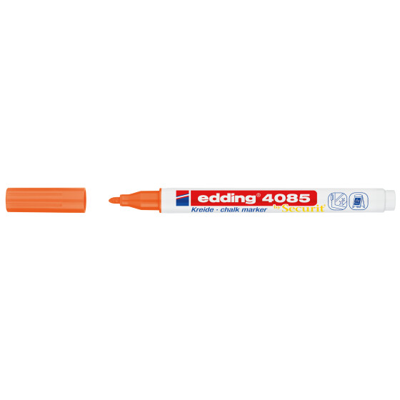 Kreidemarker e-4085 Rundspitze 1-2mm - neonorange