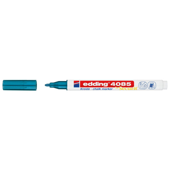 Kreidemarker 4085 Rundspitze 1-2 mm - blau-metallic