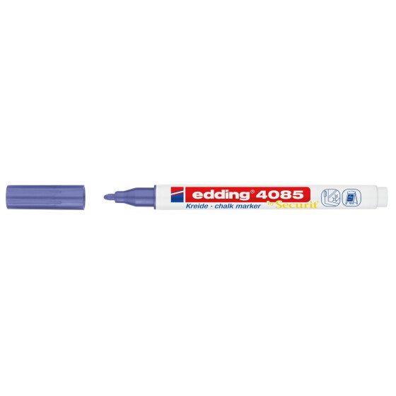 Kreidemarker 4085 Rundspitze 1-2 mm - violett-metall