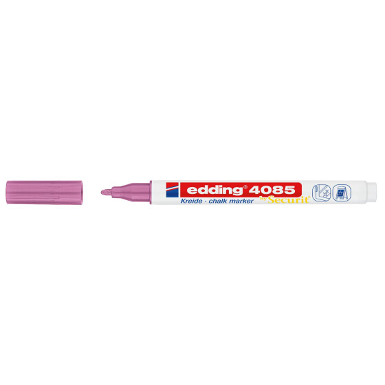 Kreidemarker e-4085 Rundspitze 1-2mm - pink-metallic