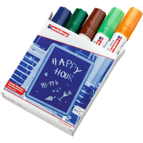 Kreidemarker 4090 Keilspitze 4-15 mm - 5er Set 3xNeon /...