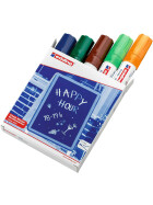 Kreidemarker 4090 Keilspitze 4-15 mm - 5er Box Nebenfarben