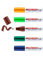 Kreidemarker 4090 Keilspitze 4-15 mm - 5er Box Nebenfarben