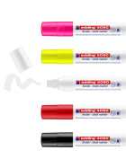 Kreidemarker e-4090 Keilspitze 4-15mm - 5er Box sortiert