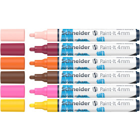 Acrylmarker Paint-It 310 Rundspitze 2mm - Set 3...