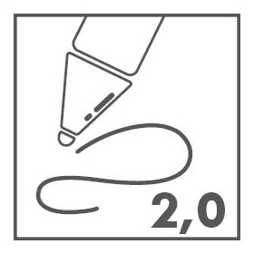 Fallminenstift TK 9400 - alle Varianten 2,0 mm 2H