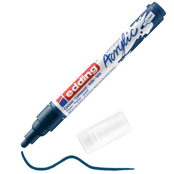 Acrylmarker 5100 mittel Rundspitze 2-3 mm - silber
