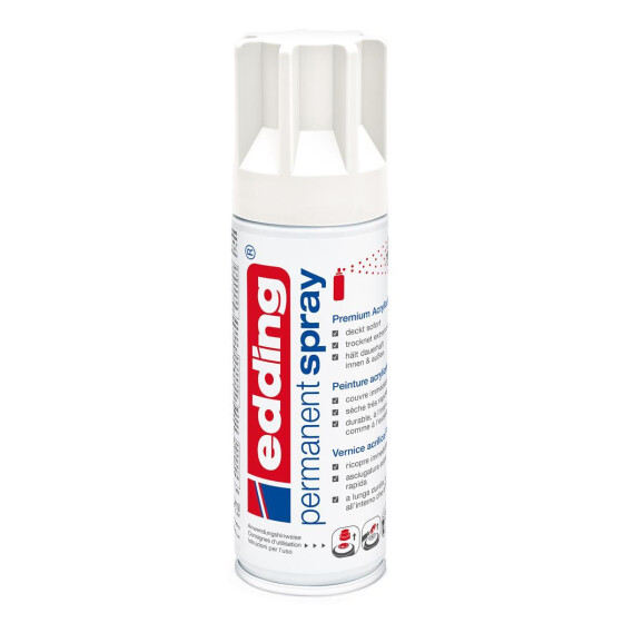 Permanent Spray 200ml - verkehrsweiß seidenmatt
