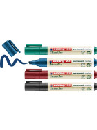 Permanentmarker EcoLine 22 Keilspitze 1-5 mm - 4 Farben