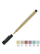 Tuschestift Pitt Artist Pen Metallic 1,5 mm - 6 Farben