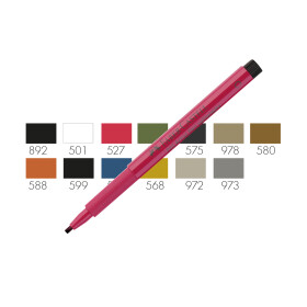 Tuschestift PITT Artist Pen Calligraphy - 12 Farben