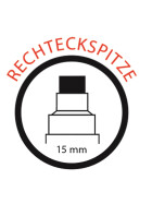 Marker POSCA PC-17K extra-breit Keilspitze 15 mm  - 10 Farben