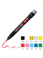 Marker POSCA PCF-350 Pinselspitze: 1-10 mm - 10 Farben