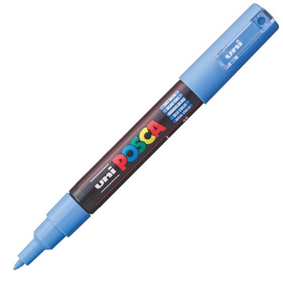 Marker POSCA PC-1MC extra-fein konische Spitze 0,7 mm - himmelblau
