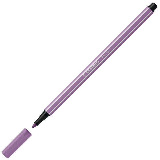 Filzstift Pen 68 1,0mm - grau violett