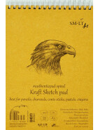 Spiralskizzenblock Authentic Kraftpapier RCP, DINA5, 60 Blatt 90 g/qm