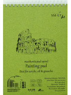 Spiralblock Authentic DIN A5 - Acrylmalkarton, weiß, 20 Blatt, 290 g/qm