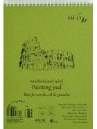 Spiralblock Acryl, weiss Authentic A4 - 20 Blatt, 290 g/qm