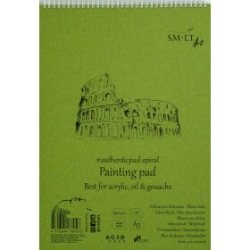 Spiralblock Acryl, weiss Authentic A3 - 20 Blatt, 290 g/qm
