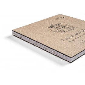 Skizzenbuch Authentic RCP-Papier 14 x 14 cm - 48 Blatt, 100 g/qm
