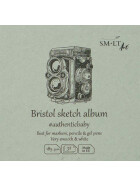 Skizzenbuch Authentic 14x14 cm, Bristollkarton, 32 Blatt, 185 g/qm