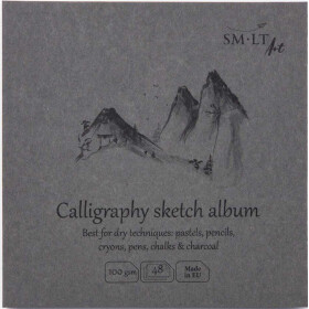 Skizzenbuch Authentic Kalligraphie Papier 14 x 14 cm - 48...