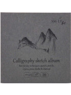 Skizzenbuch Kalligraphie Papier Authentic 14x14 cm - 48 Blatt, 100 g/qm
