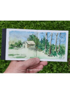 Skizzenblock Authentic 9x9 cm, Aquarell Papier, 24 Blatt, 280 g/qm
