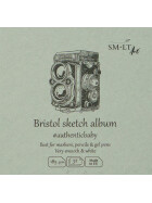 Skizzenblock Authentic 9x9 cm, Bristolkarton, 48 Blatt, 185 g/qm